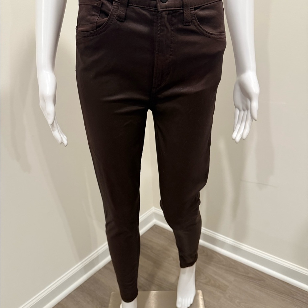 Joe’s Jeans Chocolate High-Waisted Pants
